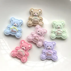 20pcs Cute Mini Little Bear Flat Back Resin Cabochons Scrapbooking DIY Jewelry Craft Decoration Accessories -JF90