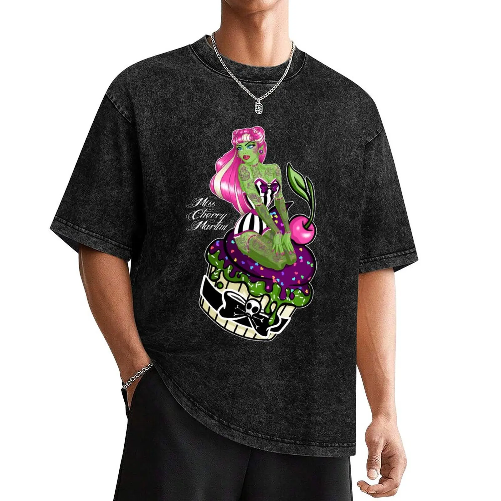 

Cupcake Zombie T-Shirt Aesthetic clothing plus sizes mens big and tall t shirts