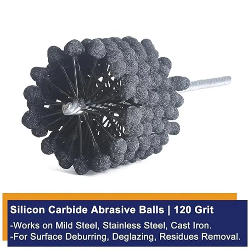 3.35 Inch (85Mm) Cylinder Hone Tool, 120 Grit Ball Brush-B51B