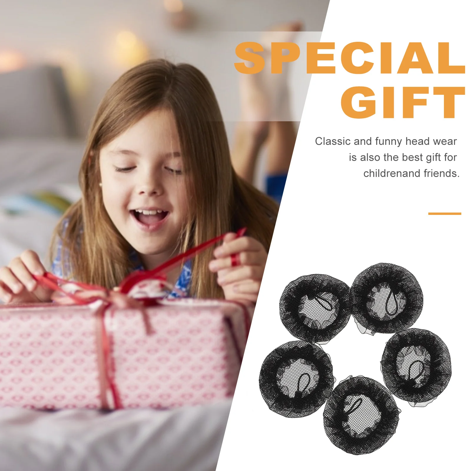 

10Pcs Elastic Hair Net Bun Cover for Ballet Dance Women Hair Snood Elastic Mesh Hairnet Bun Cover Snood Net Hairnet