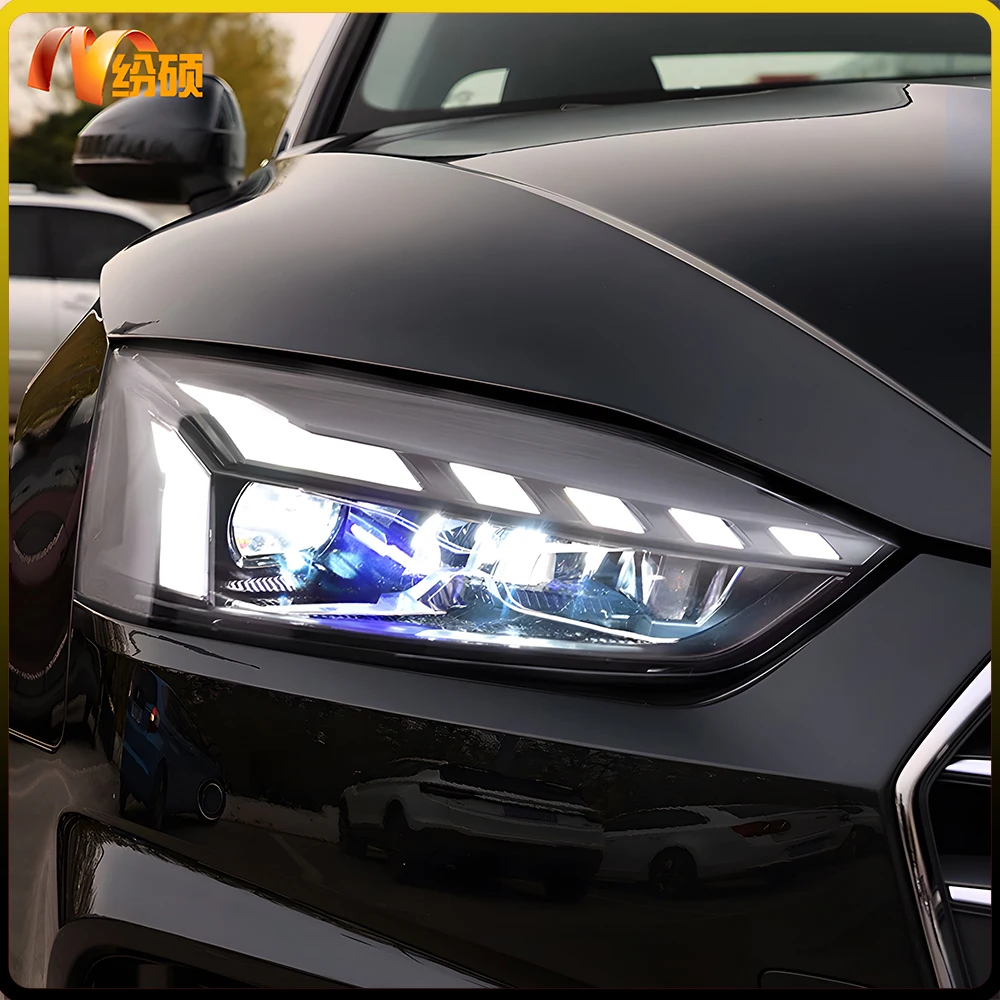 For Audi A5 2017-2020 LED Auto Upgrade New Style  Headlights Assembly Projector Lens Car Tool Accessories Plug and Play