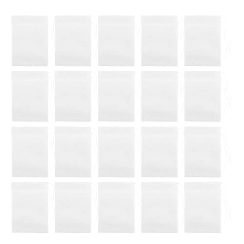 

100 Pcs Filter Bags 12x14 Non Woven Disposable Infuser Strainer Sachet Loose Leaf Bag Kitchen Strainer Bag Empty Accessories