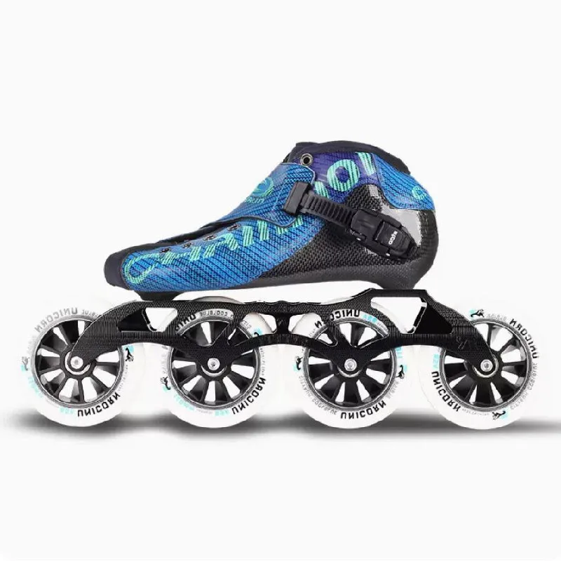 CITYRUN Champion Skate Inline Speed Skates Carbon Fiber Boot Professional Shoes Complete Skates Rolle Patines Black Red Blue CT