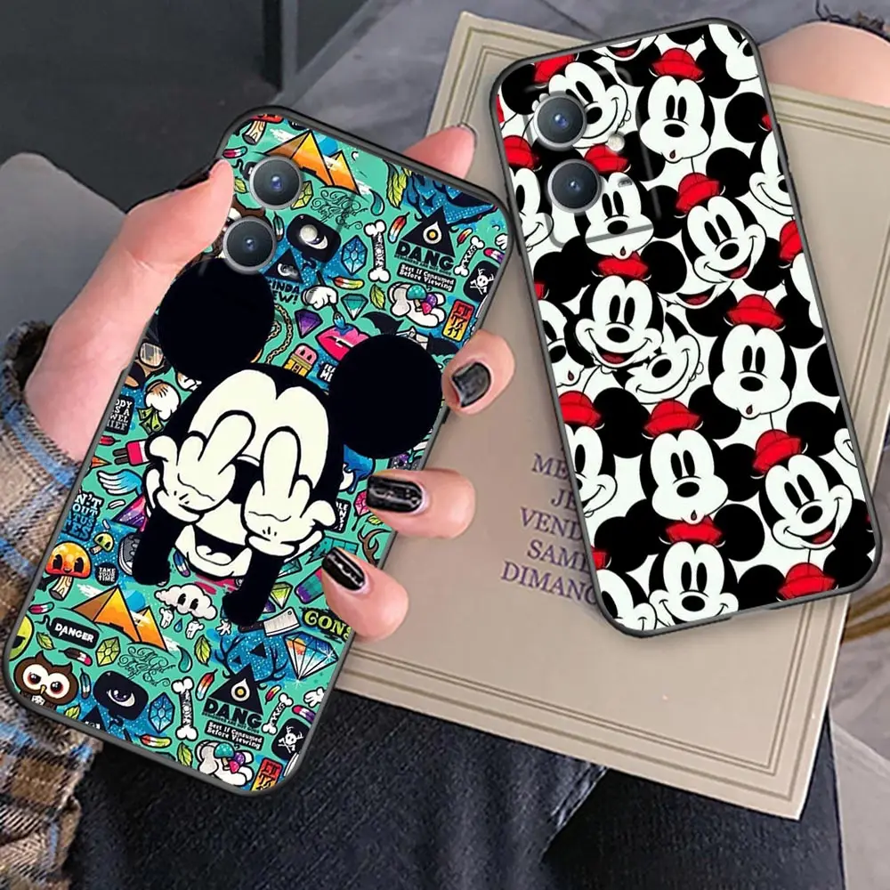 Cute M-Mickey M-Minnie Mouse Phone Case For VIVO Y97 Y93 Y91 Y78 Y77 Y76 Y75 Y72 Y55 Y53 Y52 Y52S Y51 Y51S Y50 Y35 Y20 Case Capa