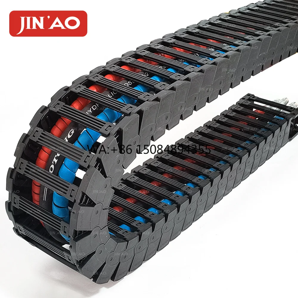 

Flexible Plastic Drag Chain Black Cable Track CNC Machine Cable Carrier Plastic Cable Channel