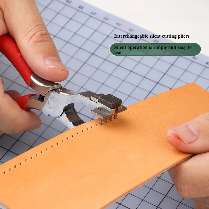 

Leather Punching Pliers/Pincer Type/oblique/replaceable Leather Punching Tool/leather Punch Device/for Punch Leather Products