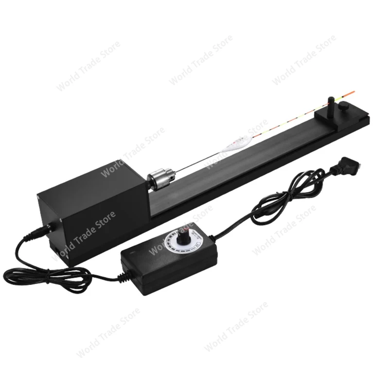 

DIY Fishing Rod Float Polishing Machine Float Making Tools 12V Float Coloring Painting Machine Mini Desktop Adjustable