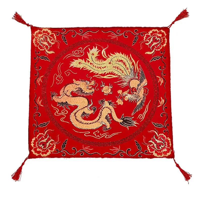 Wedding kneeling mat, a pair of kowtows, offering tea, changing mouth, sitting on a blessing mat