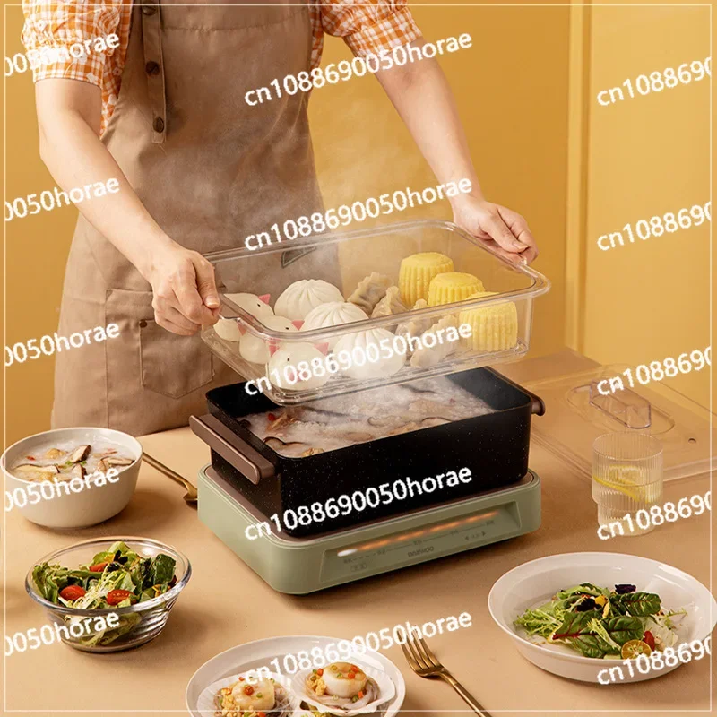 Multi Functional Cooking Pot, Barbecue Machine, Household Integrated Pot