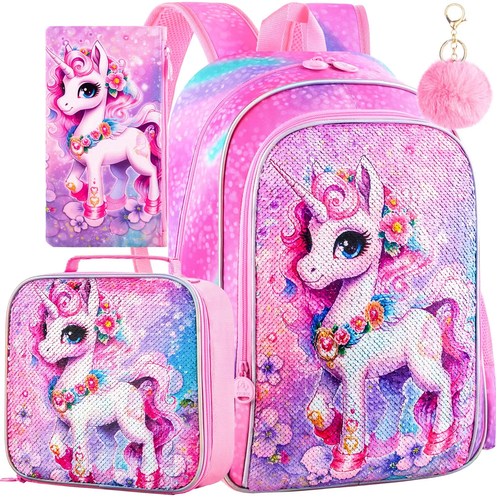 sac-a-dos-3-pieces-pour-filles-avec-boite-a-lunch-sac-a-dos-a-paillettes-de-16-pouces-pour-enfants-avec-boite-a-lunch-sac-d'ecole-pour-enfants-d'age-primaire