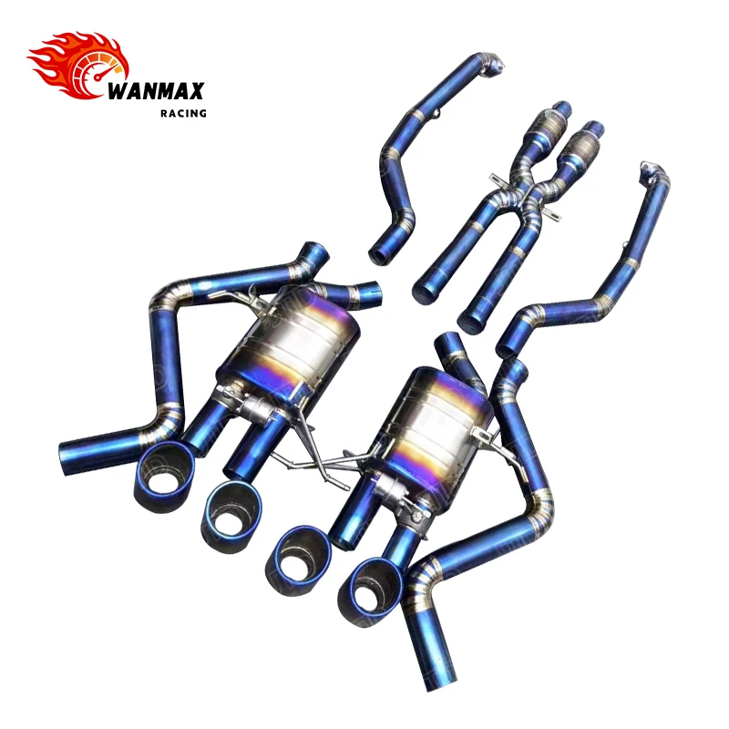 High Performance Titanium Alloy Exhaust Catback System for  E90 E92 E93 E9X M3 2008-2013 view 3