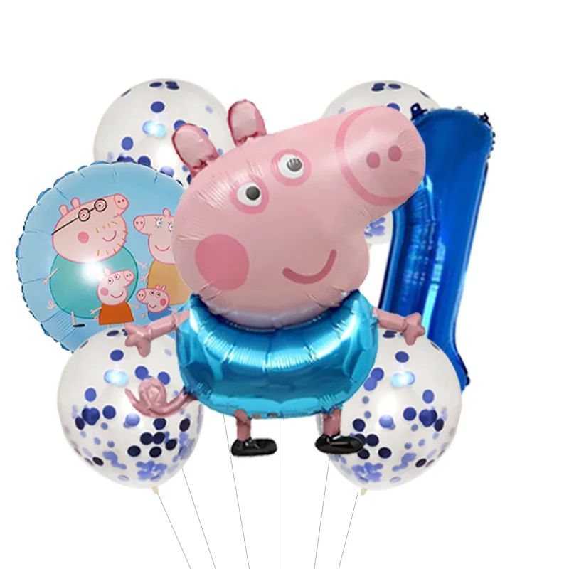 Peppa Pig Giant Foil Balloon Helium Balloon Cartoon Character Birthday Party Decoration Extra Large Balloon - view 2