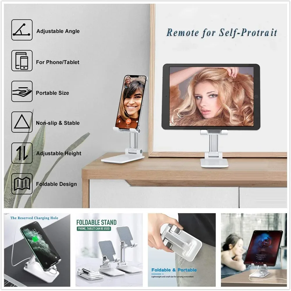 2026 Table Cell Foldable Extend Support Desk Mobile Phone Holder Stand Desktop Tablet Holder For iPhone Smartphone Adjustable