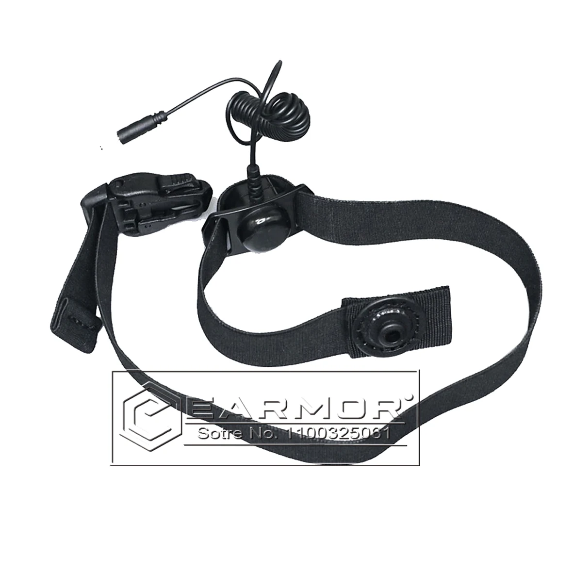 EARMOR S20 Cuffie tattiche con cinturino per la gola Microfono conduttivo per cuffie M32 e M32H