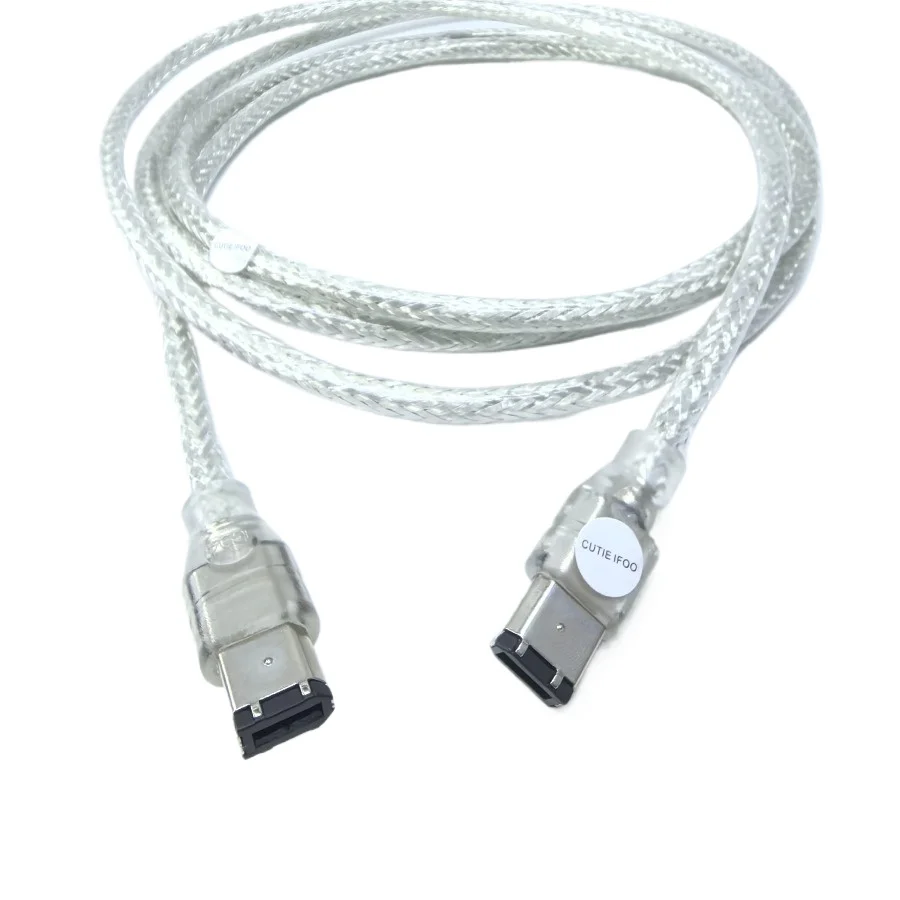 

1394 Firewire 6pin To 6p Data Extension Cord 1.8m for DV Data Cable Video Computer Acquisition Cable