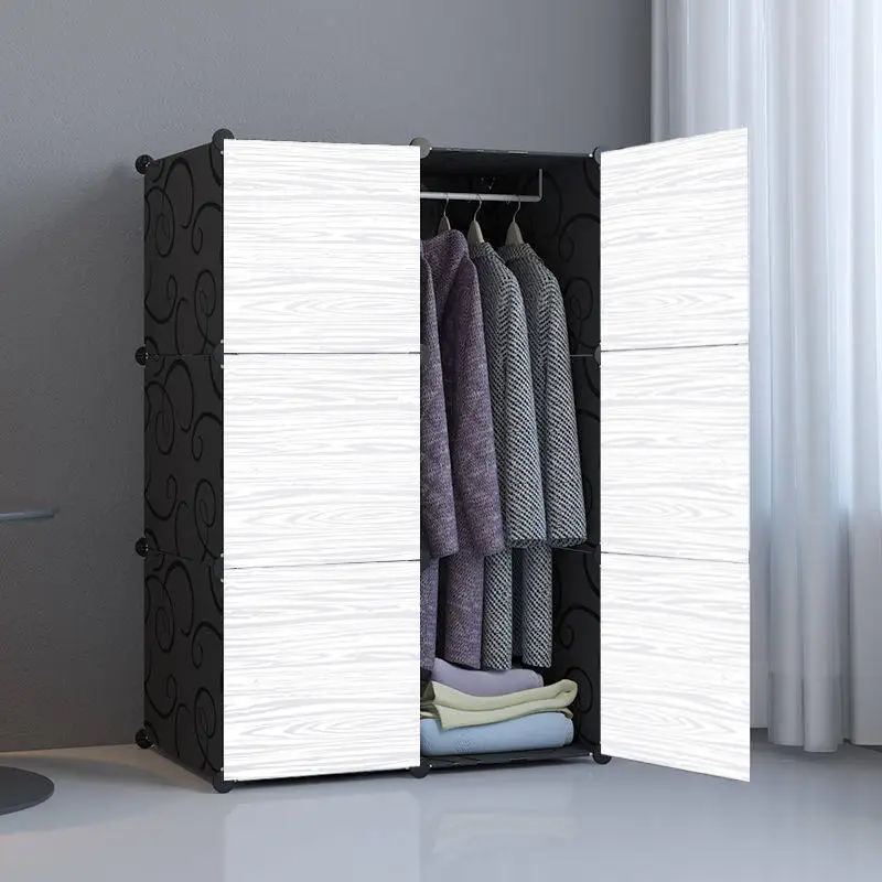 

Shelves Open Closet Cheap Simple Shelf Minimalist Modular Partitions Room Decor Creative Wardrobe Beauty Vestidores Home Decor