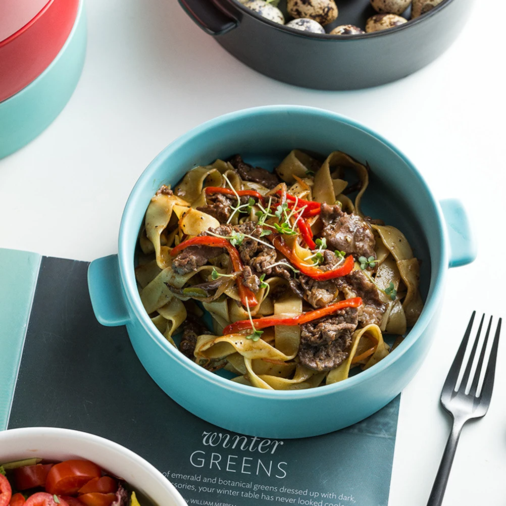 

Ceramics Soup Pot Black Flatware Elegant Design Microwave Safe Dishwasher Oven Freezer Suitable for Birthday Party Wedding