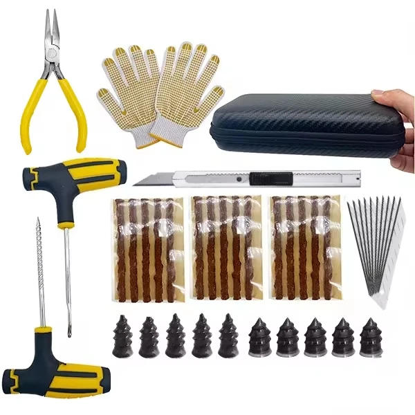 ZFOUEK Autoband Reparatieset Lekplug Gereedschap Bandenpunctie Noodsituatie voor Universele Bandstrips Roeren Lijm Reparatie Tool