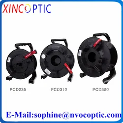 PCD235 PCD310 PCD380 Portable Outdoor Military Retractable Tactical Fiber Cable Empty Handle Wire Reel/Winding Drum/Roll