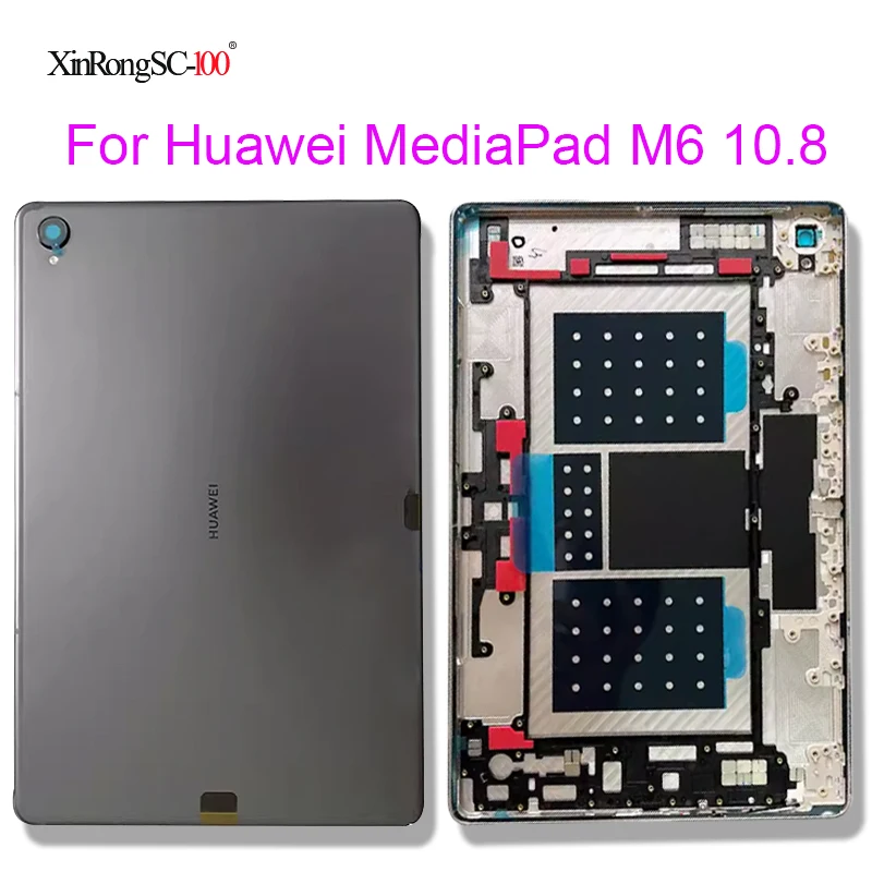 For Huawei MediaPad M6 10.8 LCD SCM-W09 SCM-AL09 SM-W09 Battery Cover Back Case Housing Door