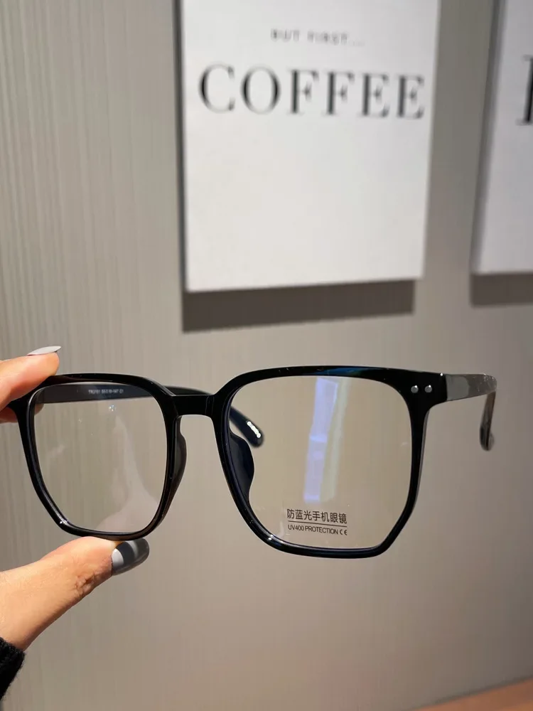 Runde Brillen transparente Computer brille Rahmen Frauen Männer Anti Blaulicht blockierende Brille optische Brille Brille – Detail 9