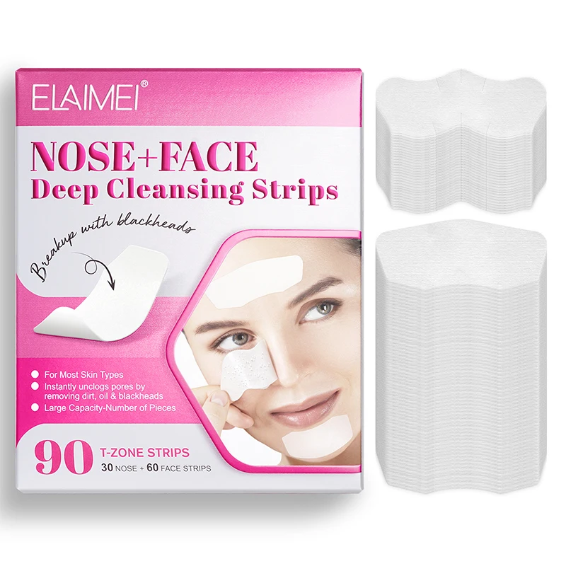 Unisex Blackhead Remove Mask Peel Nasal Strips Deep Cleansing Shrink Pore Nose Black Head Remove Sticker Skin Care Patch