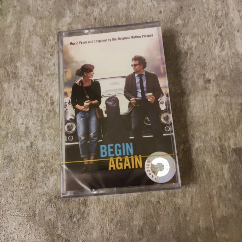Movie Begin Again Keira Knightley Music Tape Greatest Hits OST Album Cassettes Cosplay Walkman Recorder Car Soundtracks Box Gift