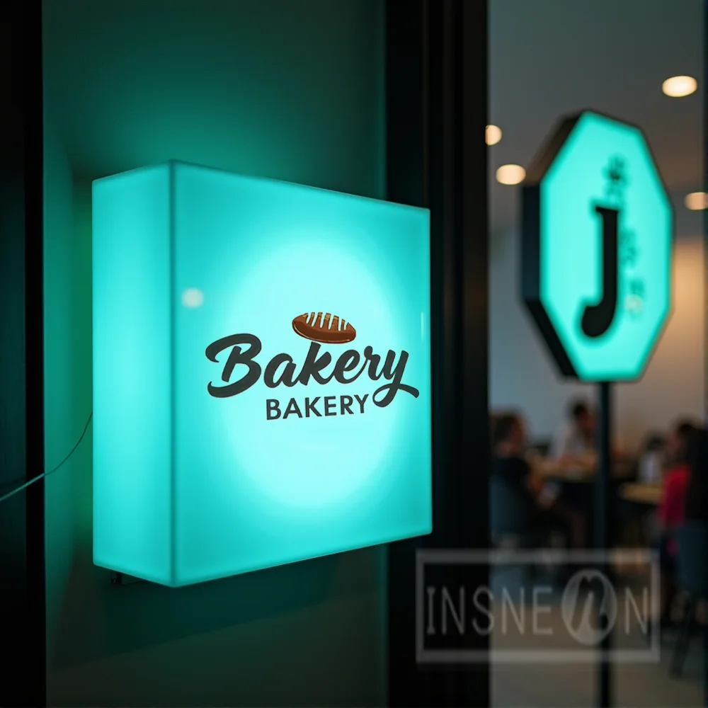 Led Light Box Sign Custom Logo Acrylic Letters Neon Advertising Home Wall Signs Personal Design Signage Outdoor Business Neon