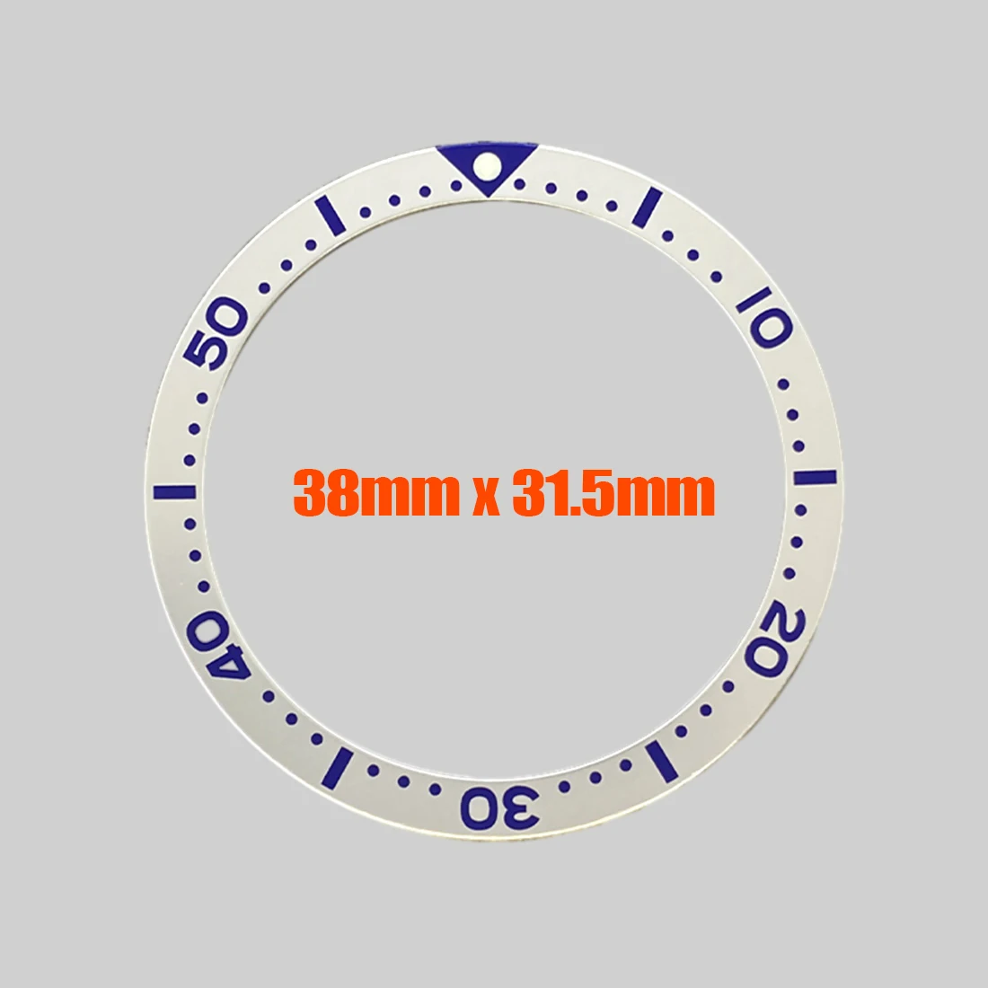 38mm Aluminium Bezel Insert SKX007 Bezel Ring Fit for Seiko SKX007 SKX009 SRPD Watch Case NH35 Case Flat Watch Bezel Ring