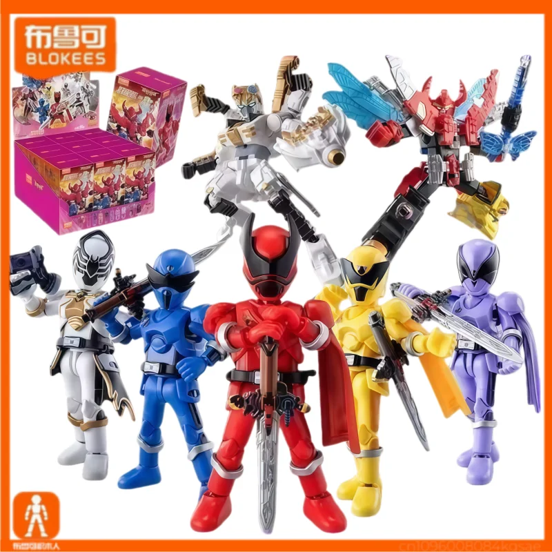 

Blokees Super Sentai Building Blocks Stars Version 1 Set Cocoon Breaking Assembled Movable Model Toys Children's Birthday Gifts