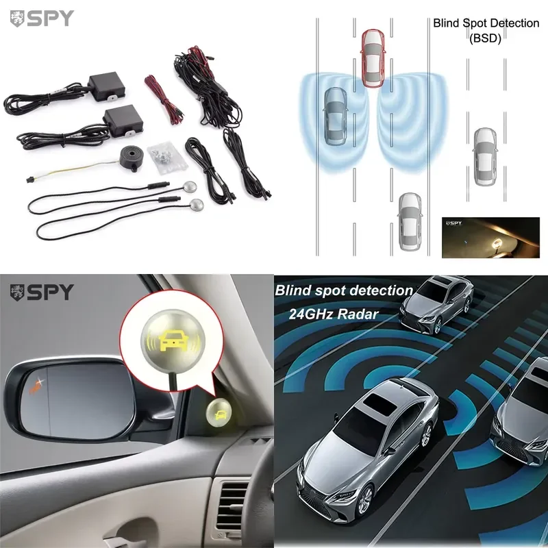 Car Radar Sensor BSD Car Radar Sensor Change Lane Safer Monitoring Assistant 24Ghz Blind Spot Detection System