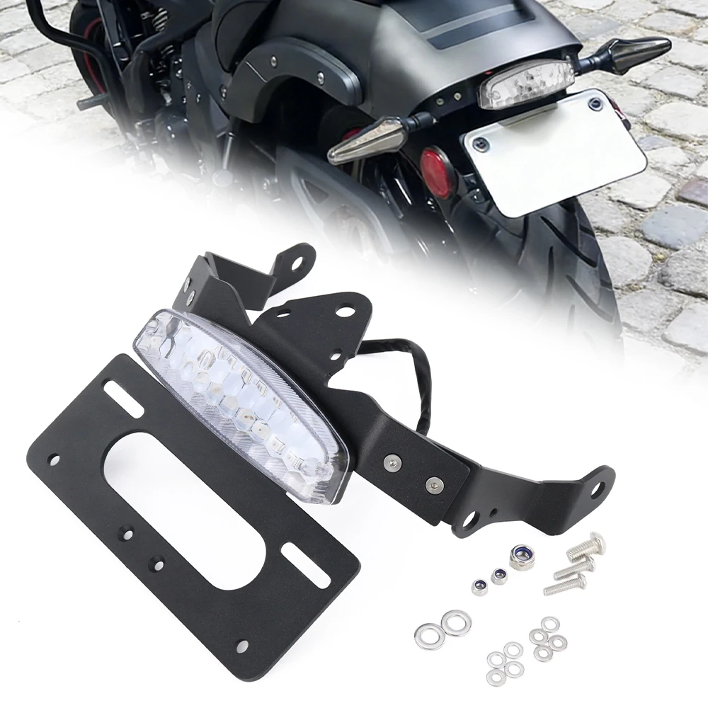 

License Registration Plate Holder For Kawasaki Vulcan S 2015-2025 Vulcan cafe 2018-2025 Rear Tail Tidy Fender Eliminator