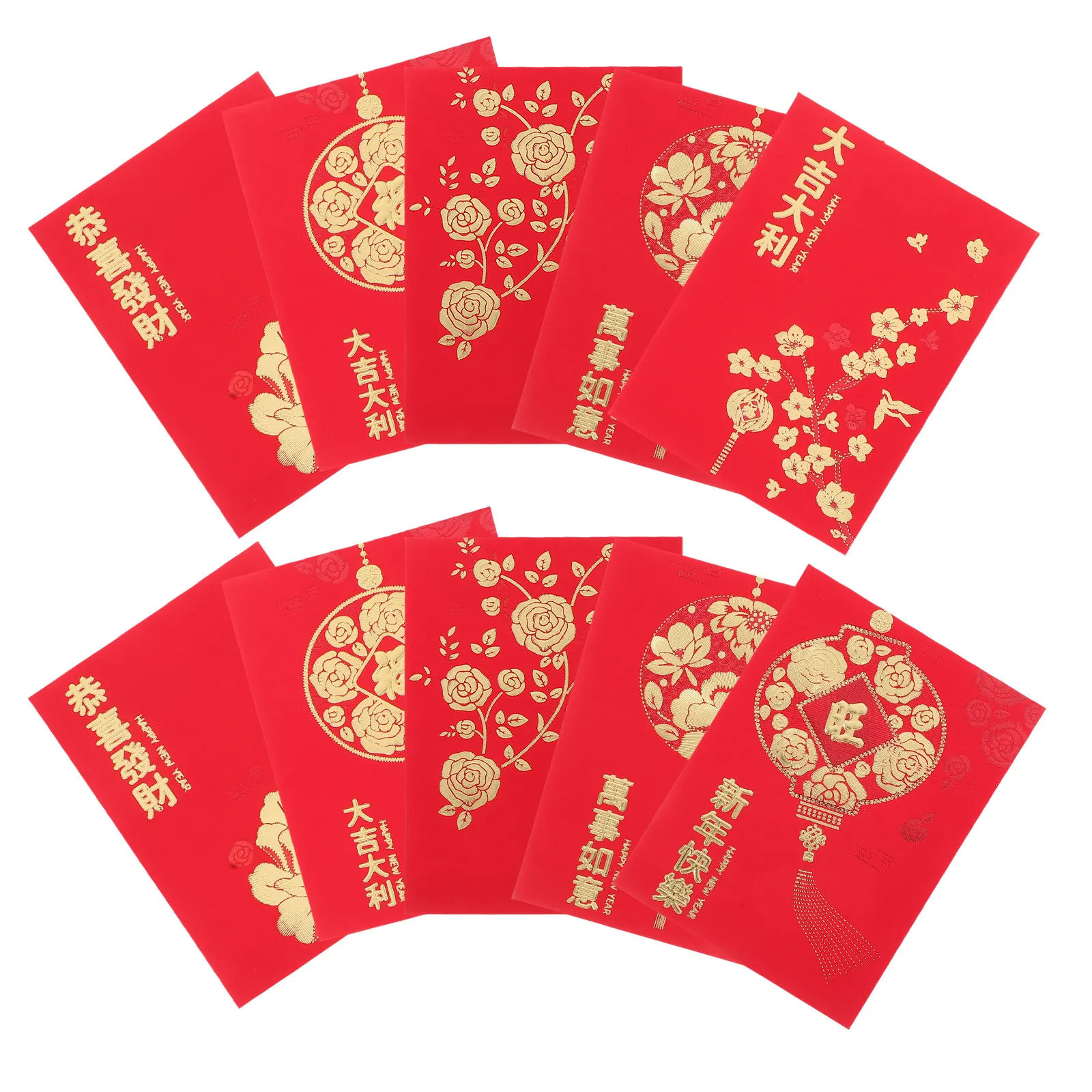 

48Pcs Red Envelopes for Year of The Snake Chinese New Year Lucky Money Pockets Traditional Elegant Design Paper Cash Envelopes