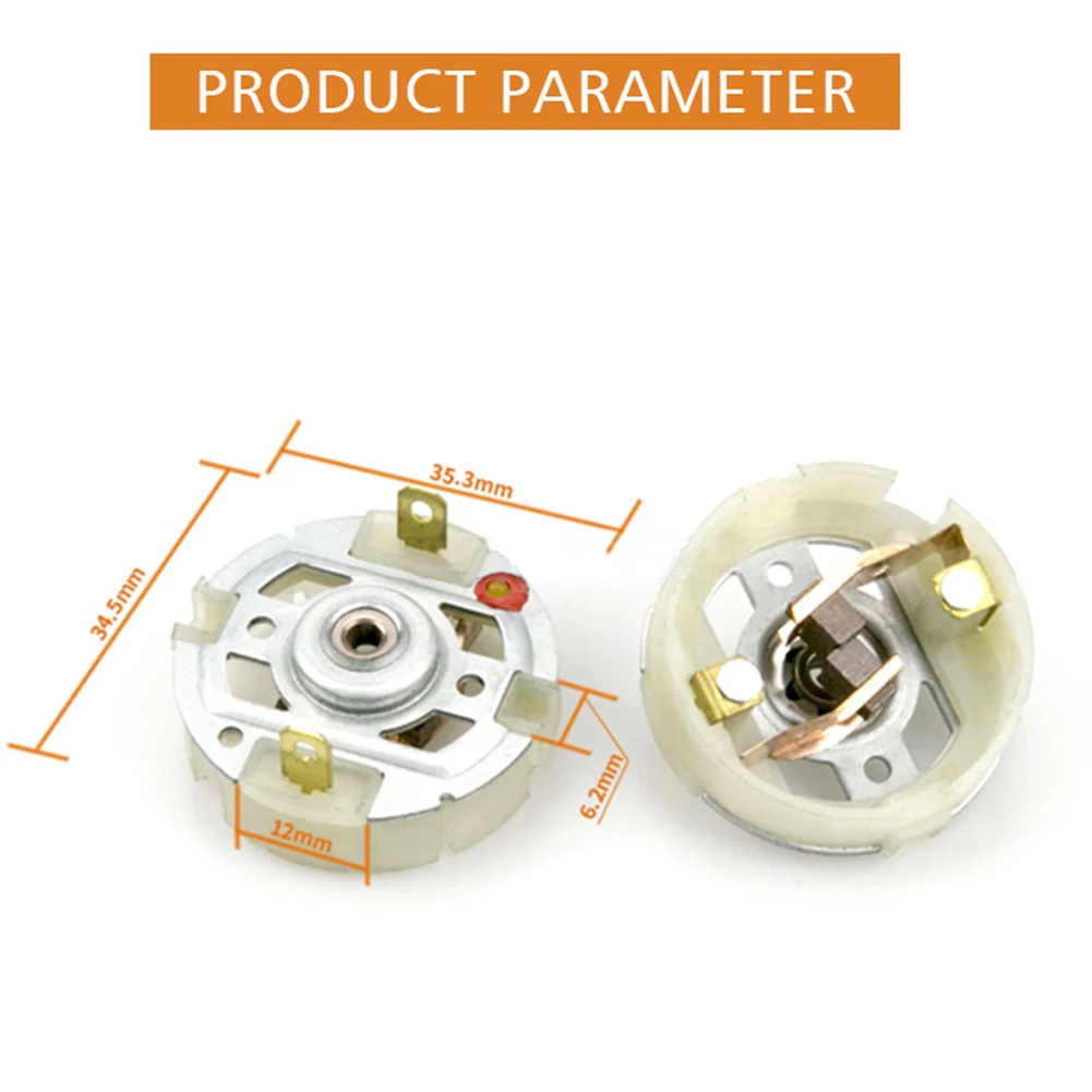 구리 브러시가 있는 Rs550 모터 모터 1 개, 충전 드릴 전기 스크루 드라이버 브러시 홀더 액세서리