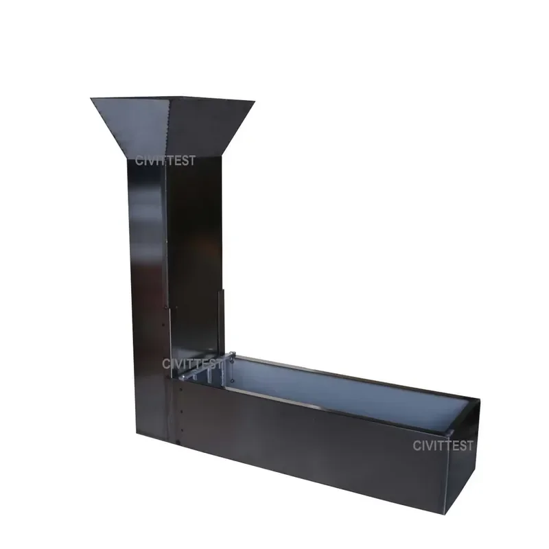Stainless Steel L-Sharp Box test Concrete Self Compact Test SCC Test Apparatus Concrete Self-Compacting Concrete