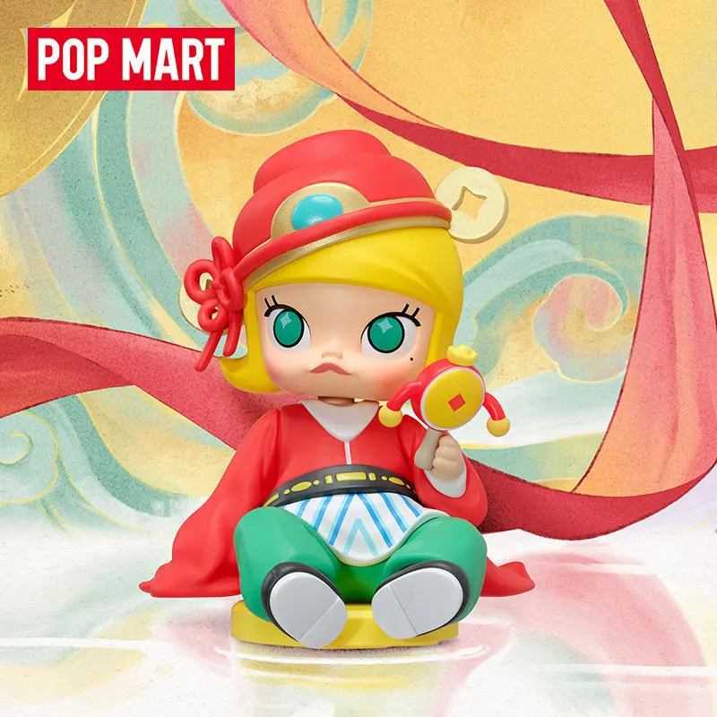 

New Popmart 100% Genuine Point Gold Besturn Series Handheld Blind Box Desktop Toy Ornament 2026 New Year Gift