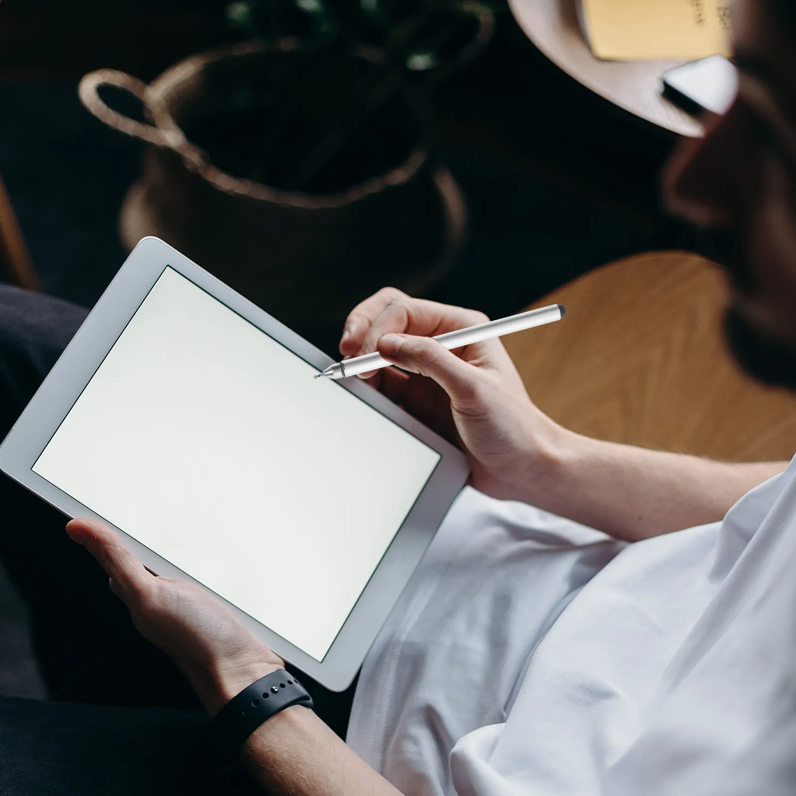 

Capacitive Stylus Pen Universal for Tablet Stylus Pen for Phone Mobile Cellphone Touch Screens Smooth Writing Drawing Portable