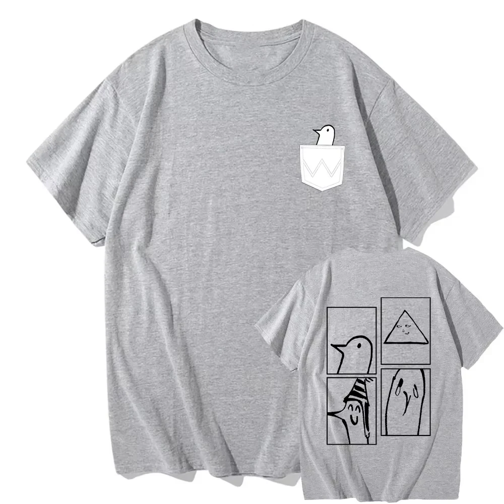 قمصان قطنية على طراز الرسوم المتحركة يوان الثانوية للرجال والنساء، جميعها مناسبة معطفًا ترفيهيًا فضفاضًا للرياضات الخارجية