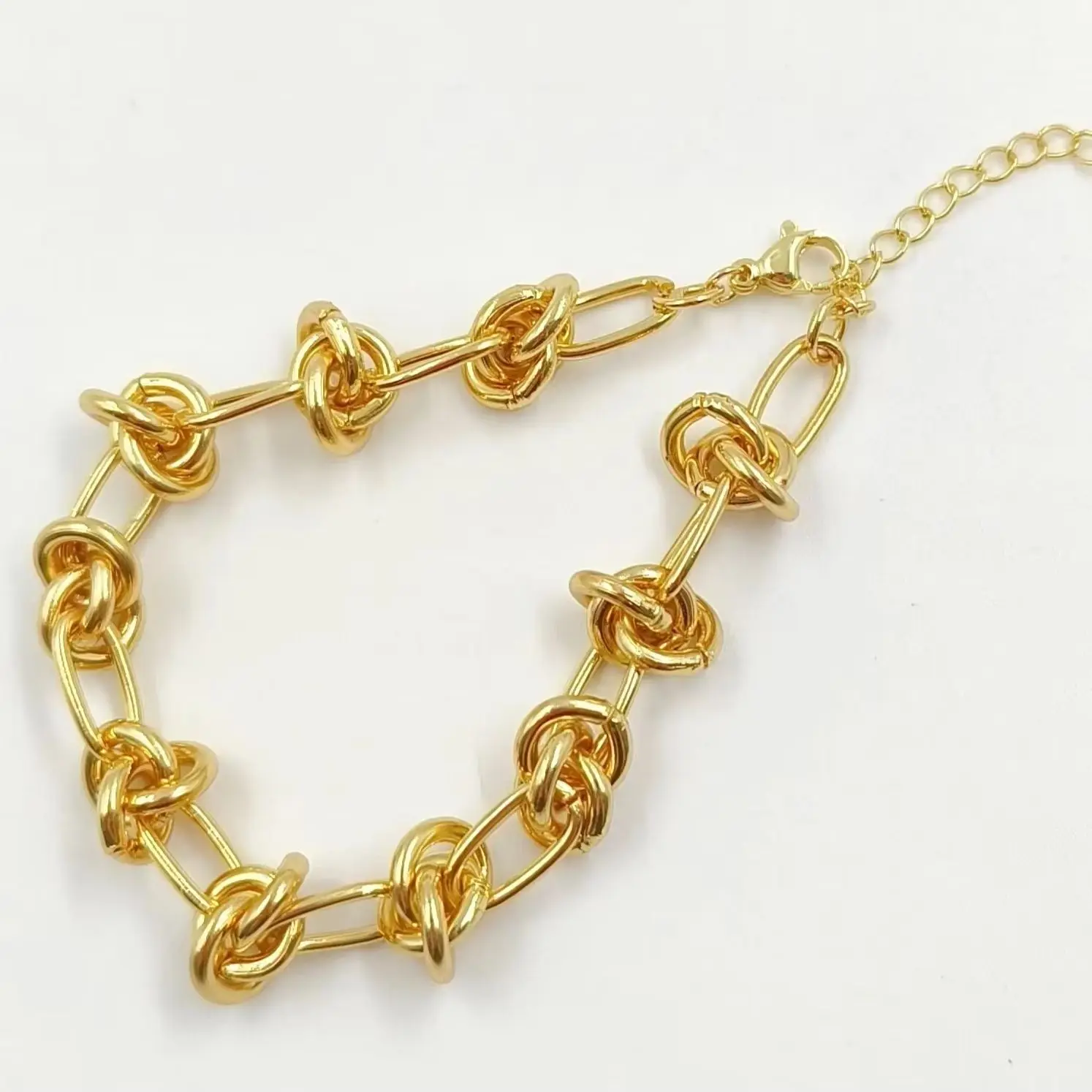 WT-JF338 WKT 2025 fashion yellow brass chain fashion Bracelet for women gift and party 2022 jewelry trend Chain Special chain