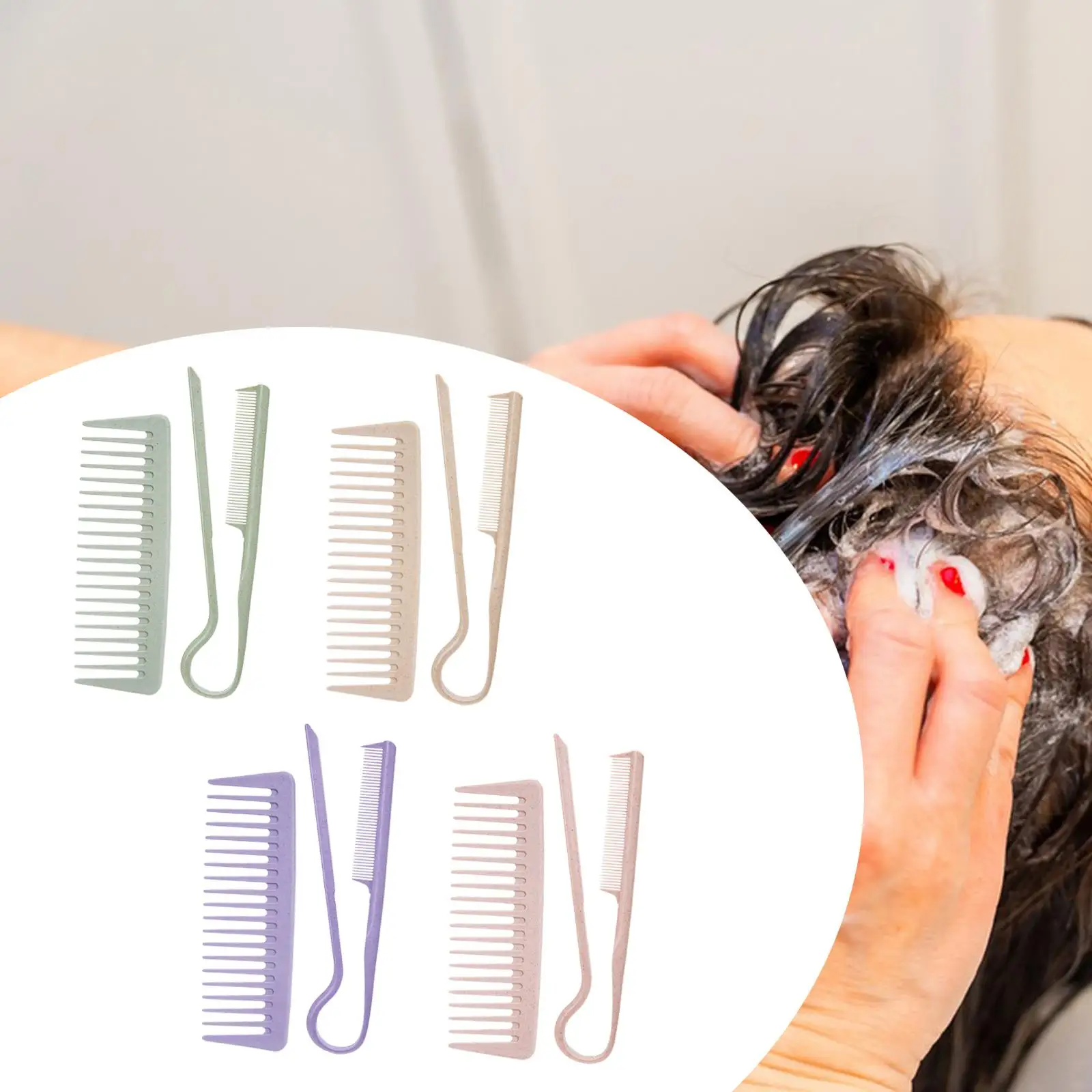 عبوة من فرشاة فك تشابك الشعر للإدارة في محلات الحلاقة والأطفال