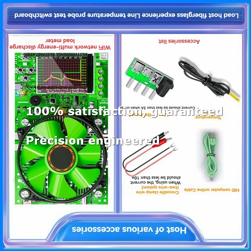 ●WIFI Adjustable Constant Current Electronic Discharge Load Battery Power Battery Internal Resistance Capacity Tester 25A