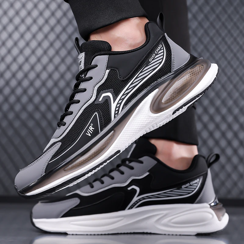 Scarpe sportive nuovo stile 2025: scarpe casual con suola spessa da uomo, scarpe da corsa sportive stile street, scarpe da basket calde invernali