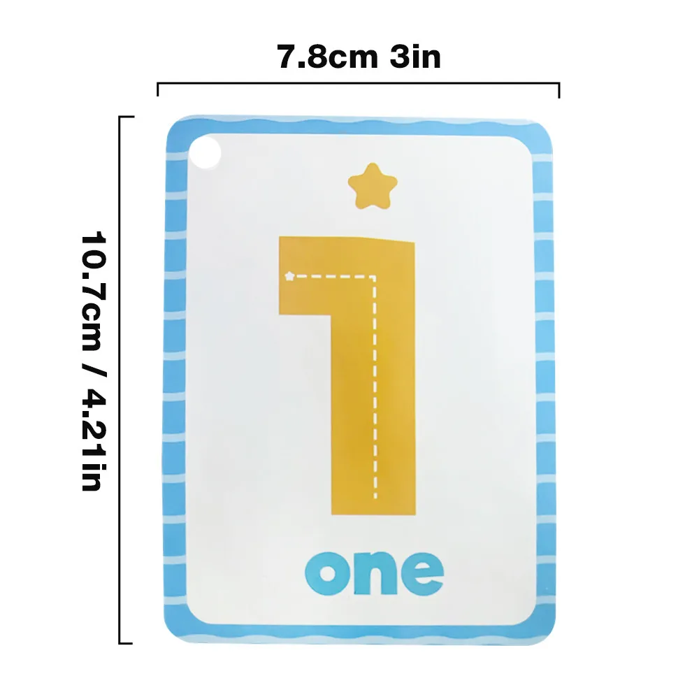 Fotografia 3: Números símbolos gestos e meses cognição inglês flashcards para crianças aprendizagem precoce cartões de matemática educacional auxiliares de ensino