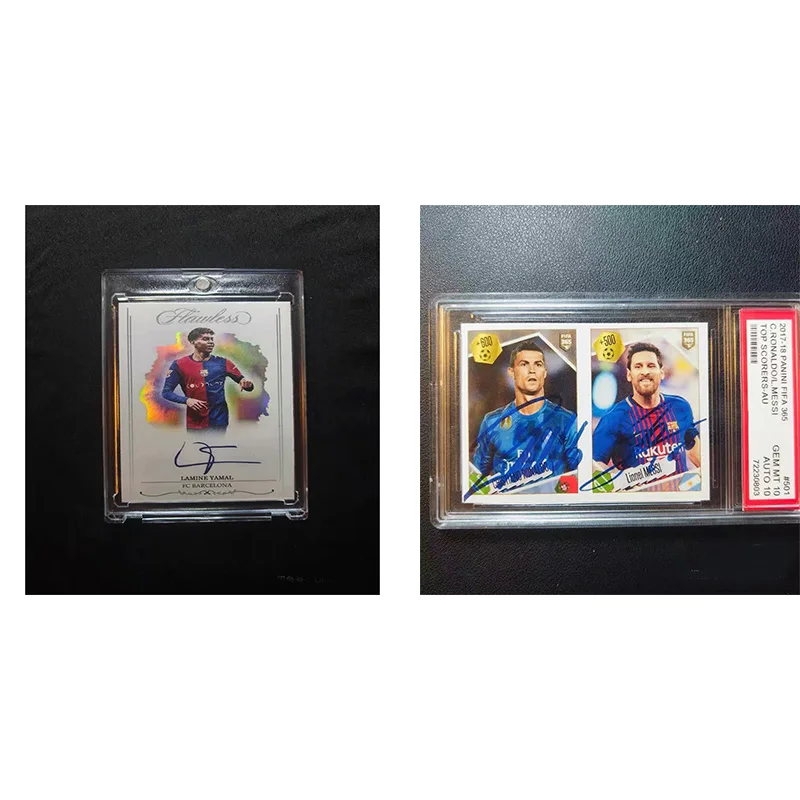 DIY Yamal Star Card: Cristiano Ronaldo and Lionel Messi Dual Autograph FIFA365 Limited Edition Autograph Card