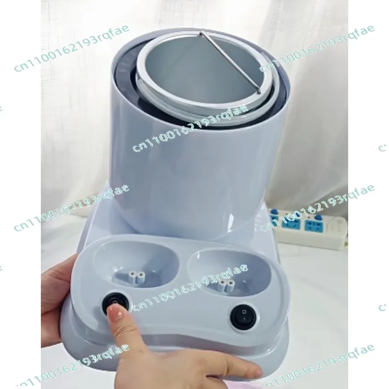 

Roller double-seat wax machine 800ml large-capacity wax bean machine 3-in-1 hair removal wax machine