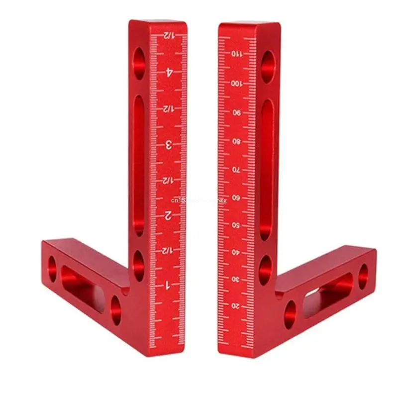 Square Layout Ruler 2 Packs Carpenter for Measuring and Marking Carpentry Use Woodworking Carpenter Tool Corner Dropship