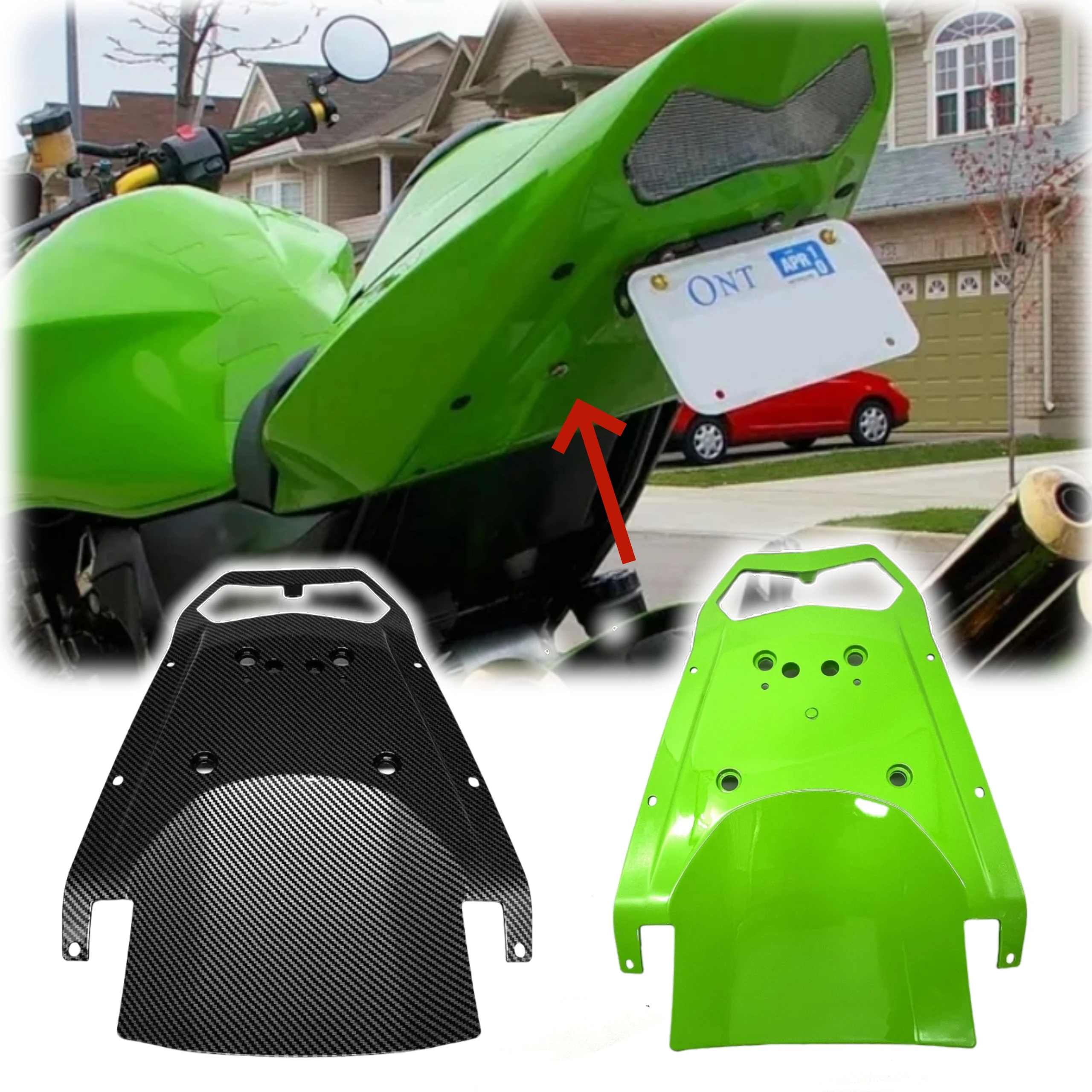 

Rear Tail Seat Fairing Cowl for Kawasaki Z1000 2003 2004 2005 2006 Motorcycle Bodywork Cover Parts Z 1000 Rear Panel