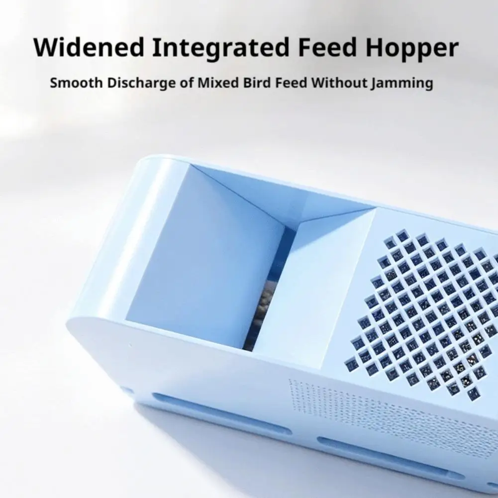 Elektrische Vogelfutter-Schalenblasmaschine mit einstellbarer Geschwindigkeit und Luftstrom, Vogelfutter-Separator, Getreide-Reiniger für Papageien und gemischtes Vogelfutter – Detail 16