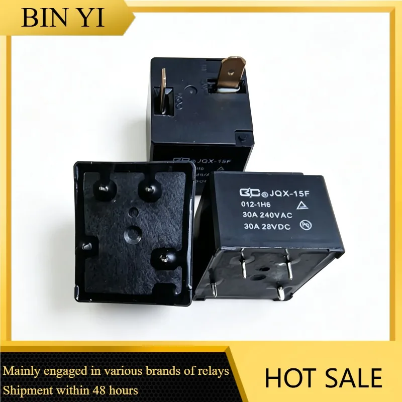 JQX‑15F 012‑1H6 12VDC 4Pin 30A Relay For Air Conditioner Water Heater Home Appliance Electronic Replacement Component