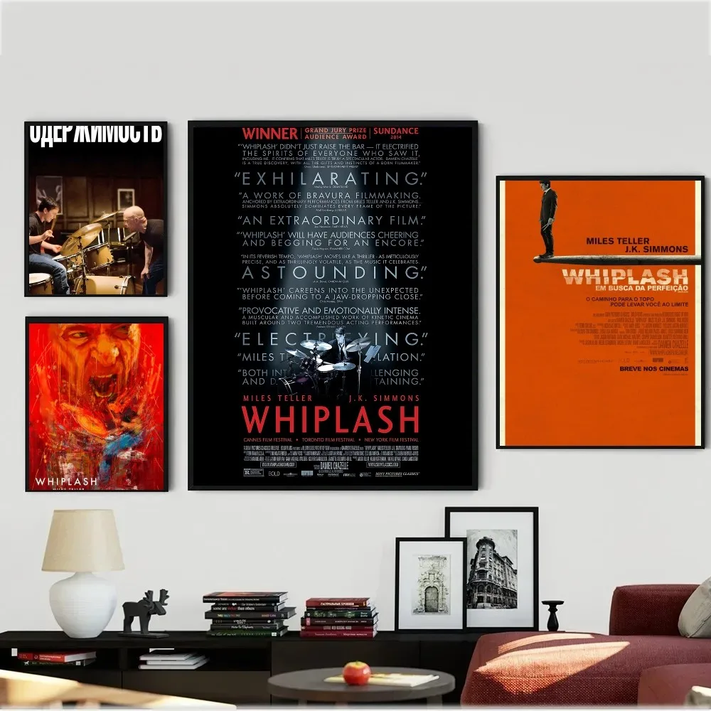 Whiplash Movie Poster Vintage Poster Wall Art Painting Study Aesthetic Art Large Size Wall Stickers